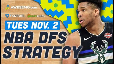 nba dfs 11/2|NBA DFS Strategy Guide for FanDuel & DraftKings .